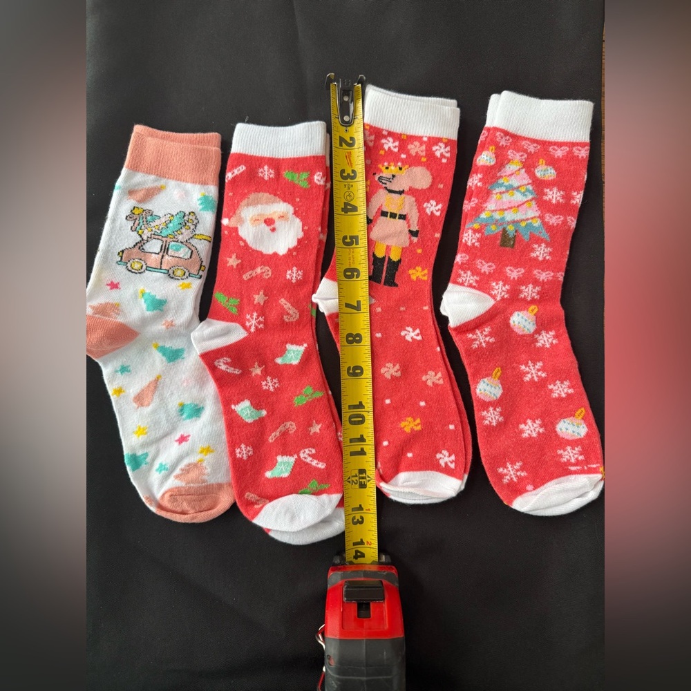 Festive Christmas Themed Socks Set
